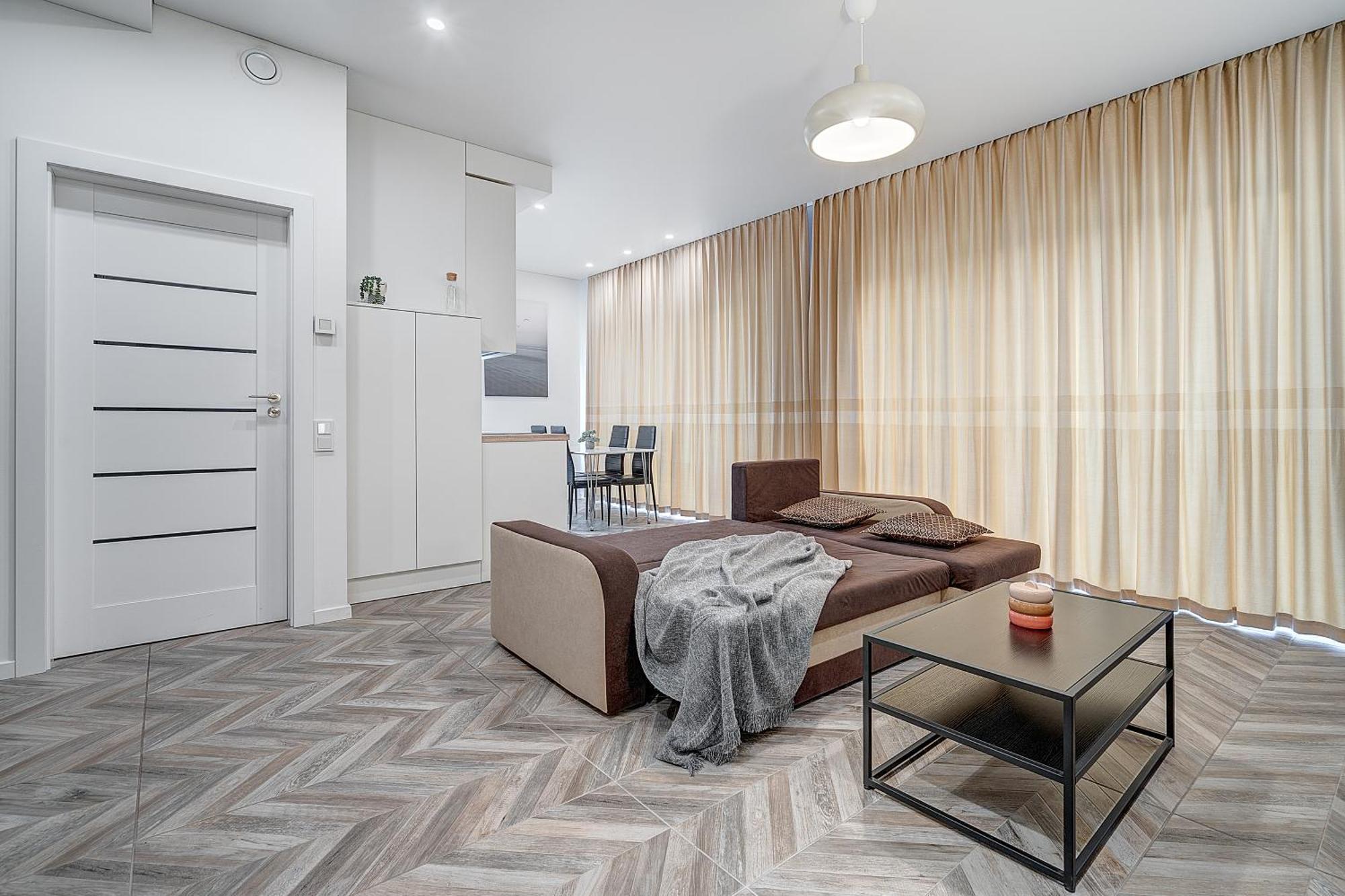 Cohost I New Basteja Life Apartments W-Garage Prkg & Self Check-In فيلنيوس الغرفة الصورة