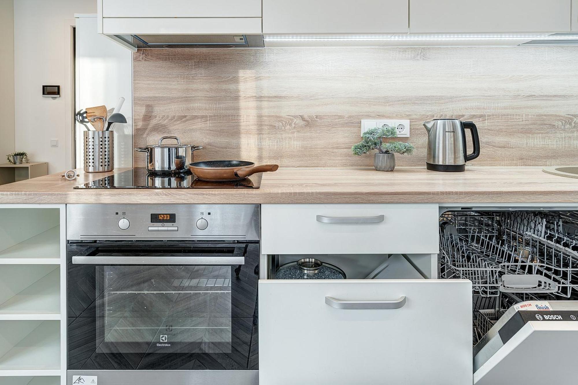 Cohost I New Basteja Life Apartments W-Garage Prkg & Self Check-In فيلنيوس الغرفة الصورة